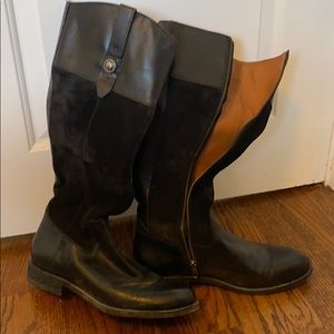 Black Frye Dress Boots